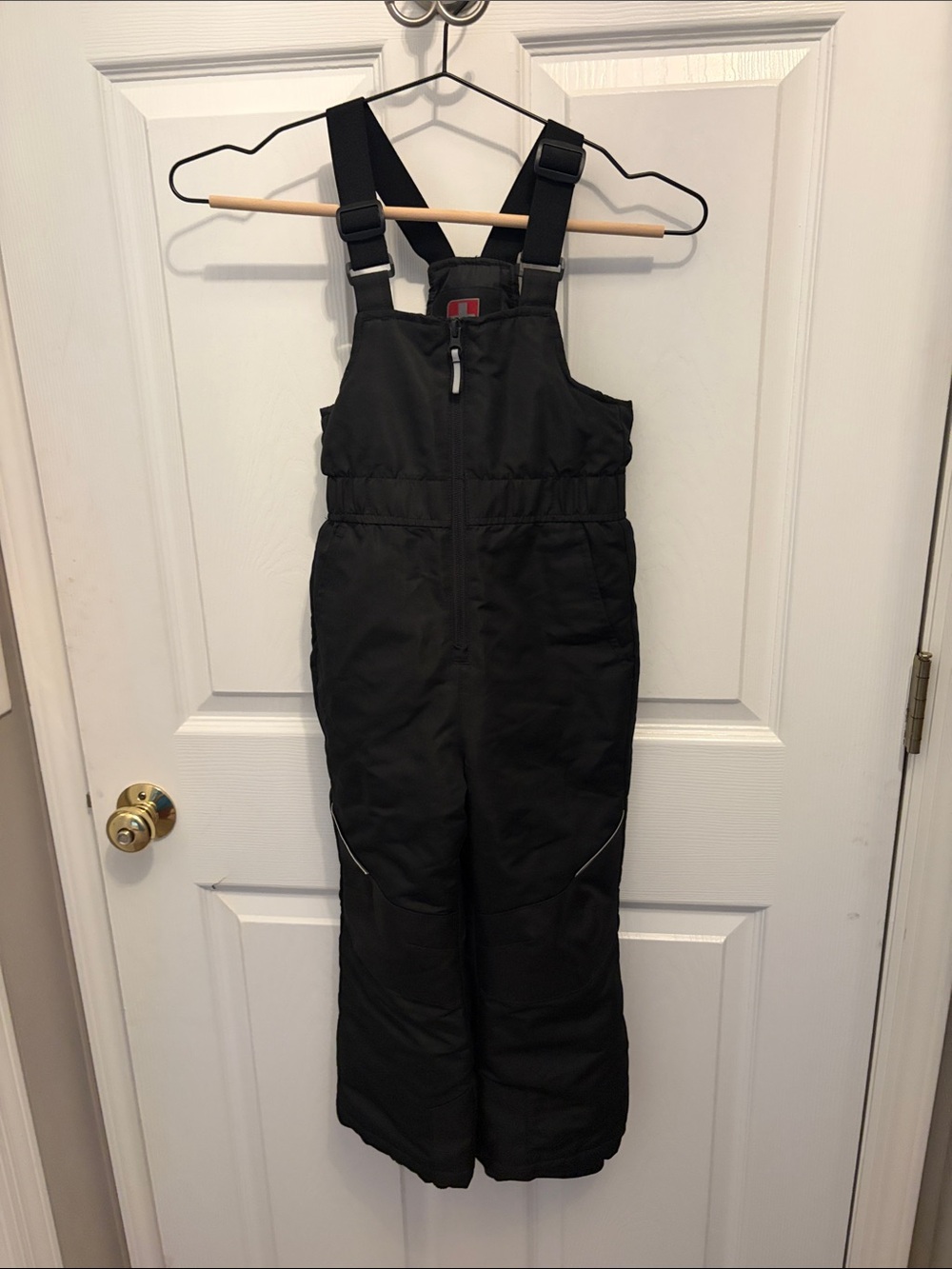 Swiss Tech Boys Black Insulated Bib Snow Pants